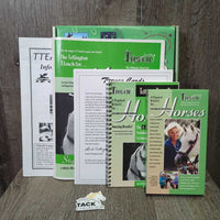 VINTAGE TTouch Deluxe Horses Video Package Box Set: VHS, Guidebook, Flashcards, box *like new
