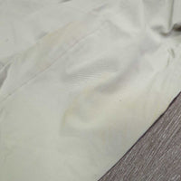 Euro Seat Breeches *gc/fair, stains, discolored seat & legs, seam puckers & unstiched stitching, repairs, older
