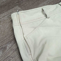 Euro Seat Breeches *gc/fair, stains, discolored seat & legs, seam puckers & unstiched stitching, repairs, older
