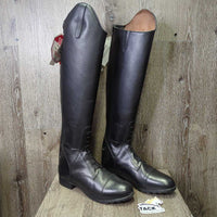 Pr Field Boots, Black Nylon Boot Bag *xc/vgc, mnr creases, hair, dirt
