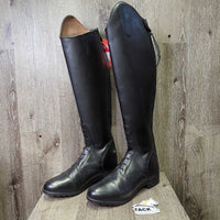 Pr Field Boots, Black Nylon Boot Bag *xc/vgc, mnr creases, hair, dirt
