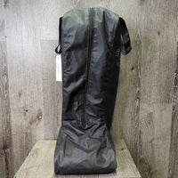 Pr Field Boots, Black Nylon Boot Bag *xc/vgc, mnr creases, hair, dirt
