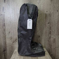 Pr Field Boots, Black Nylon Boot Bag *xc/vgc, mnr creases, hair, dirt
