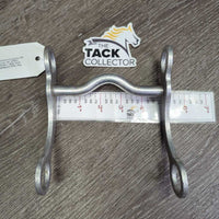 Aluminum Low Port Western Curb Bit *gc, older, scuffs, rubs, stains, scrapes
