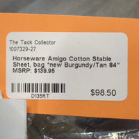 Cotton Stable Sheet, bag *new
