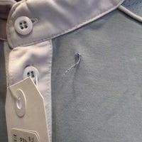 MENS SS Polo Shirt, 1/4 Button up, Mesh Back & Shoulders
