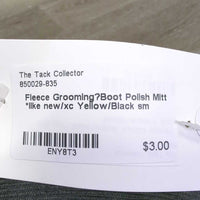 Fleece Grooming?Boot Polish Mitt *like new/xc
