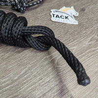 Stiff Nylon Rope Halter, attached Lead Rope *like new
