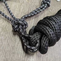 Stiff Nylon Rope Halter, attached Lead Rope *like new
