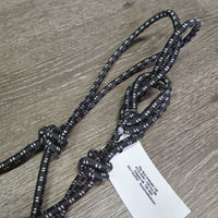 Stiff Nylon Rope Halter, attached Lead Rope *like new
