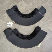 Pr Wrap Around Bell Boots "Christmas Reindeer", velcro, fleece top *like new, mnr hair
