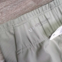 Euroseat Riding Tight Breeches, pockets, Pull On *xc, mnr snags, undone seam stitching
