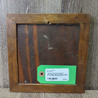 "Code of the Cow Country" Wood Sign *vgc, mnr rubs, scrapes & scratches
