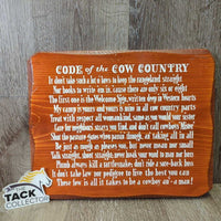 Vintage Horse & Cart Scene Tile & Wood *Hot Pad? *vgc, mnr scrapes & scratches

