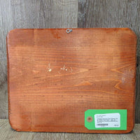 Vintage Horse & Cart Scene Tile & Wood *Hot Pad? *vgc, mnr scrapes & scratches
