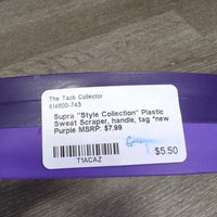 "Style Collection" Plastic Sweat Scraper, handle, tag *new
