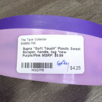 "Soft Touch" Plastic Sweat Scraper, handle, tag *new

