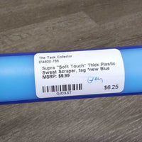 "Soft Touch" Thick Plastic Sweat Scraper, tag *new
