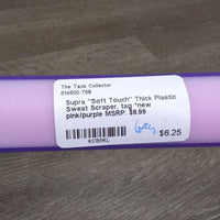 "Soft Touch" Thick Plastic Sweat Scraper, tag *new
