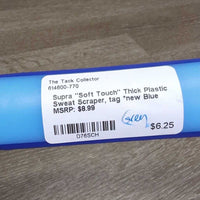 "Soft Touch" Thick Plastic Sweat Scraper, tag *new
