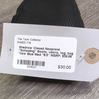 Closed Neoprene "Schooling" Boots, velcro, tag, bag *new
