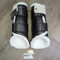 Closed Boots, Fleece Lined, velcro, bag, tag *new
