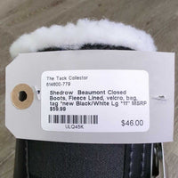 Closed Boots, Fleece Lined, velcro, bag, tag *new
