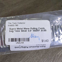 Metal Mane Pulling Comb, bag *new
