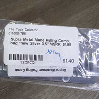 Metal Mane Pulling Comb, bag *new
