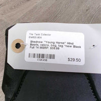 "Young Horse" Hind Boots, velcro, bag, tag *new
