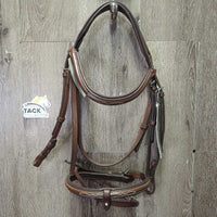 Rsd/Padded FS Monocrown Bridle, Flash, Tag *new
