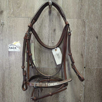Rsd/Padded FS Monocrown Bridle, Flash, Tag *new
