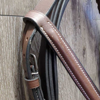 Rsd/Padded FS Bridle, Braided Reins, Tag *new
