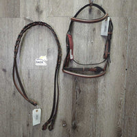 Rsd Bridle, Braided Reins, tags *new
