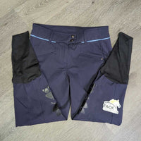 Euro Seat Breeches *vgc/xc, mnr puckers, knee & logo rubs/peels
