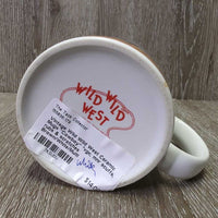 Vintage Wild Wild West Ceramic Mugs "Cowboy" *vgc, mnr scuffs, rubs & scratches
