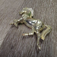 Plastic Decorative Plate "Bozen *fair, scratches, broken/nailed horse
