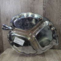 Silver Trophy Plate "North Country QHS 1982" *gc, dirty, stains
