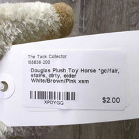 Plush Toy Horse *gc/fair, stains, dirty, older
