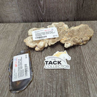 2 Piece: Painted Thin Rock & Decorative Rock Stand *vgc, scratches, edge scuffs & stains
