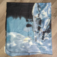 Soft Fleece Blanket "Horse" *new/like new, mnr hair
