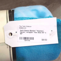 Soft Fleece Blanket "Western Horse", wrapper *new

