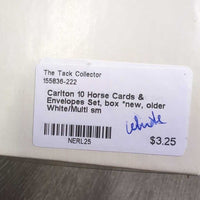 10 Horse Cards & Envelopes Set, box *new, older

