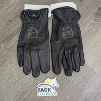 Soft Thick Leather Gloves *like new/xc, clean, mnr rubs
