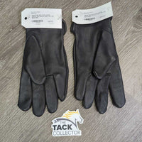 Soft Thick Leather Gloves *like new/xc, clean, mnr rubs
