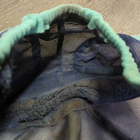 Mesh Thick Fly Mask, ears *gc/fair, tape repair, faded, rubs, snags, pills, small holes, dirt, hairy, stains, older
