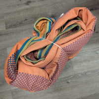 Med Winter Blanket, detach neck *gc/fair, NO legs, mnr wpf, snags, repairs, dirty, stains, hair, v.faded
