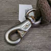 Nylon Lead Rope, bull snap *gc, clean, faded, mnr stiff, snags/frays
