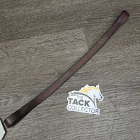 Flat Browband *gc, dry, stiff, older, creases
