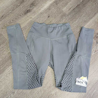 Full Seat Riding Tight Breeches, Pull On *gc, seams: rubs, frays & unstitched, cracking logos
